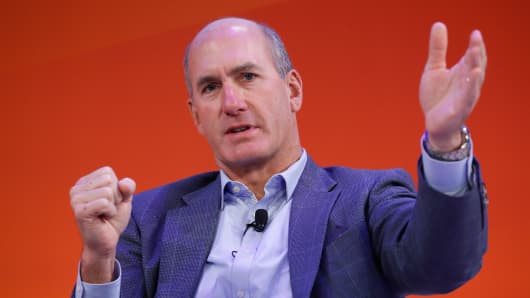 WarnerMedia CEO John Stankey speaks in 2016.